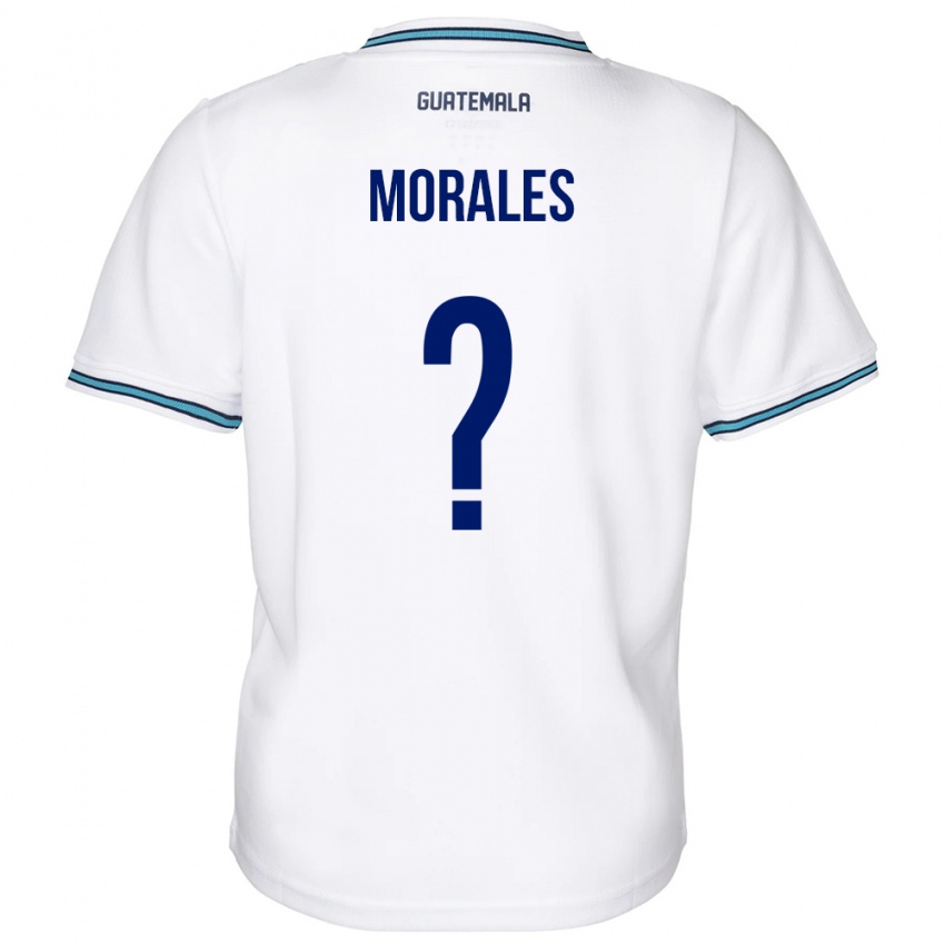 Homem Camisola Guatemala Karla Morales #0 Branco Principal 24-26 Camisa