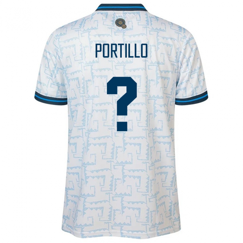 Homem Camisola El Salvador Cristian Portillo #0 Branco Alternativa 24-26 Camisa