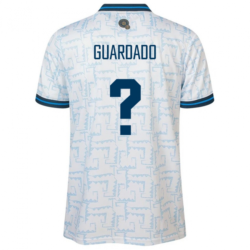 Homem Camisola El Salvador Christopher Guardado #0 Branco Alternativa 24-26 Camisa