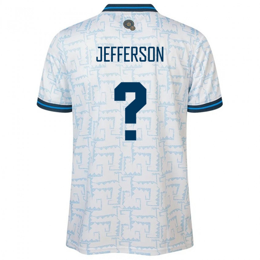 Homem Camisola El Salvador Jefferson Garcia #0 Branco Alternativa 24-26 Camisa