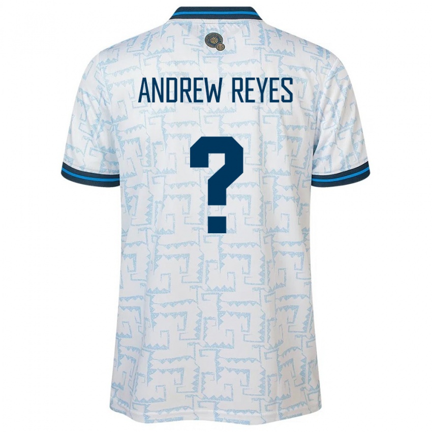 Homem Camisola El Salvador Andrew Reyes #0 Branco Alternativa 24-26 Camisa