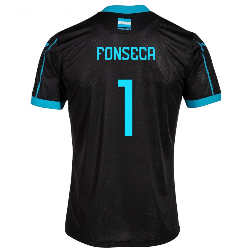 Homem Camisola Honduras Harold Fonseca #1 Preto Alternativa 24-26 Camisa