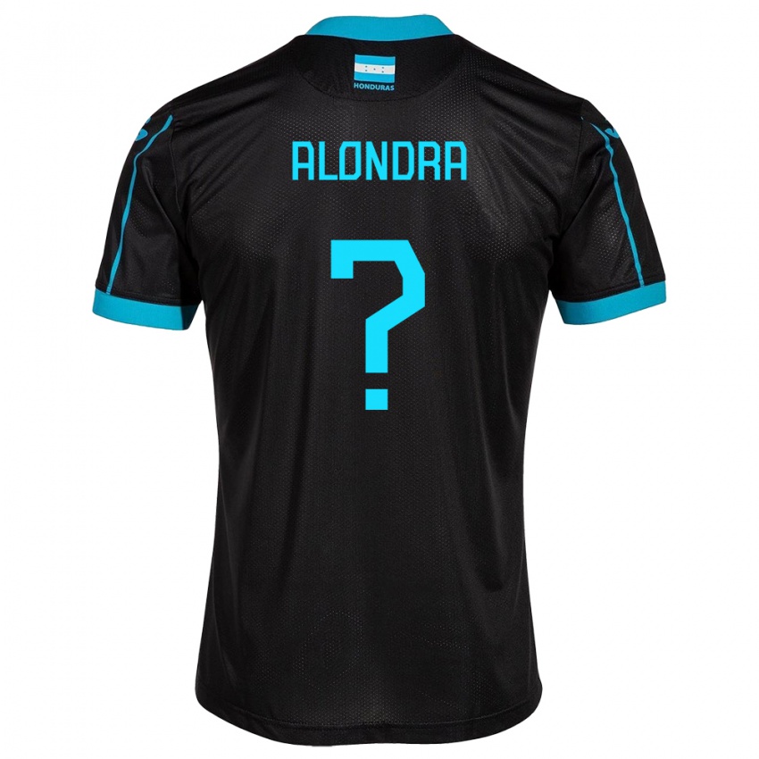 Homem Camisola Honduras Alondra Aguilar #0 Preto Alternativa 24-26 Camisa