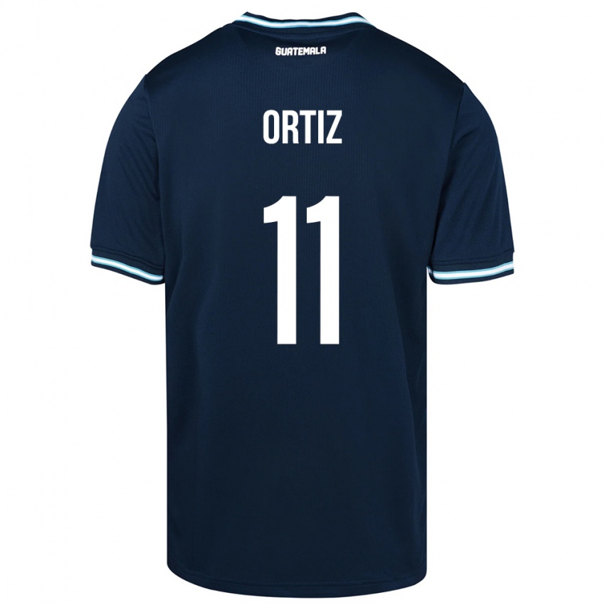 Homem Camisola Guatemala Andersson Ortiz #11 Azul Alternativa 24-26 Camisa