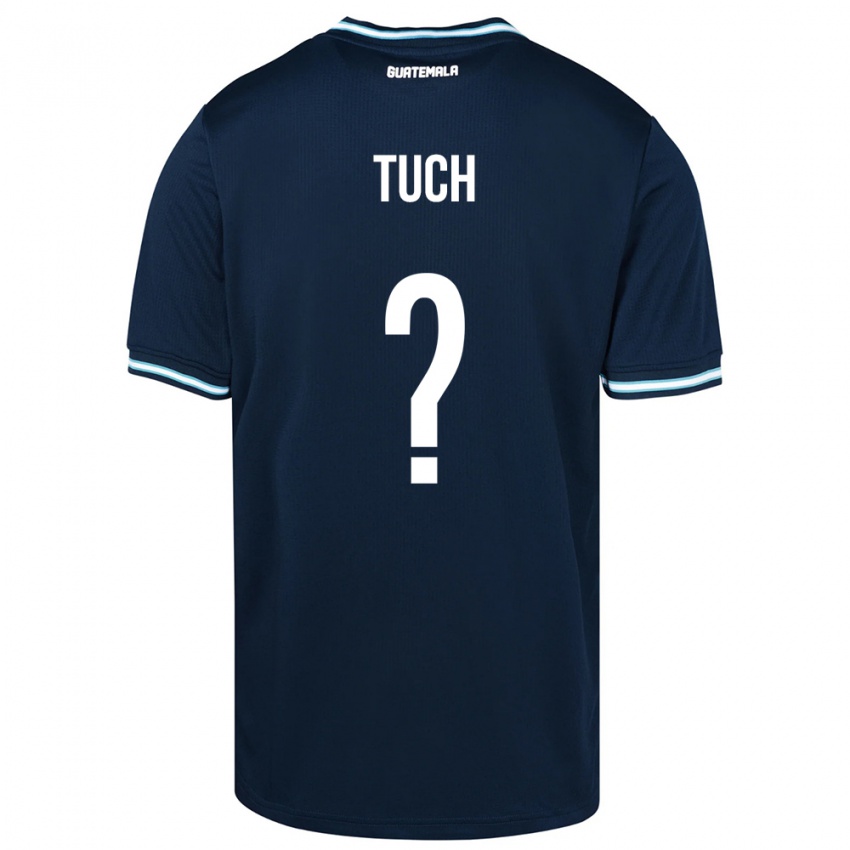 Homem Camisola Guatemala Lorenzo Tuch #0 Azul Alternativa 24-26 Camisa