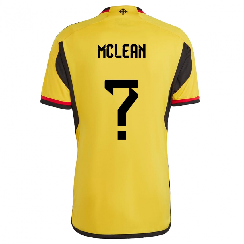 Homem Camisola Irlanda Do Norte Kai Mclean #0 Branco Alternativa 24-26 Camisa