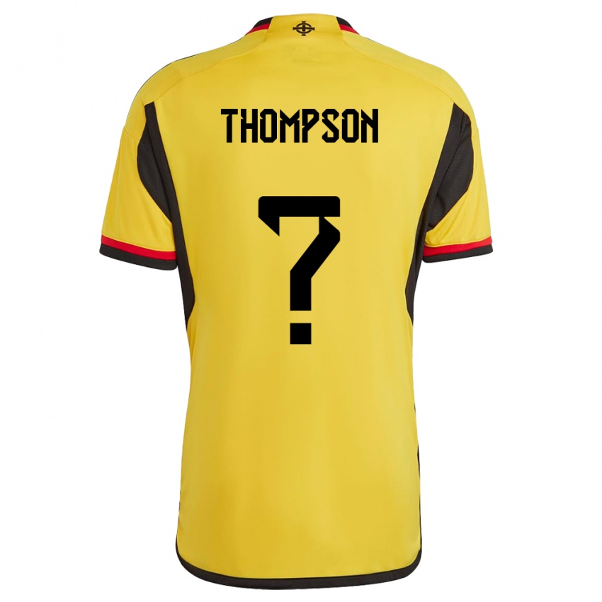 Homem Camisola Irlanda Do Norte Kalum Thompson #0 Branco Alternativa 24-26 Camisa