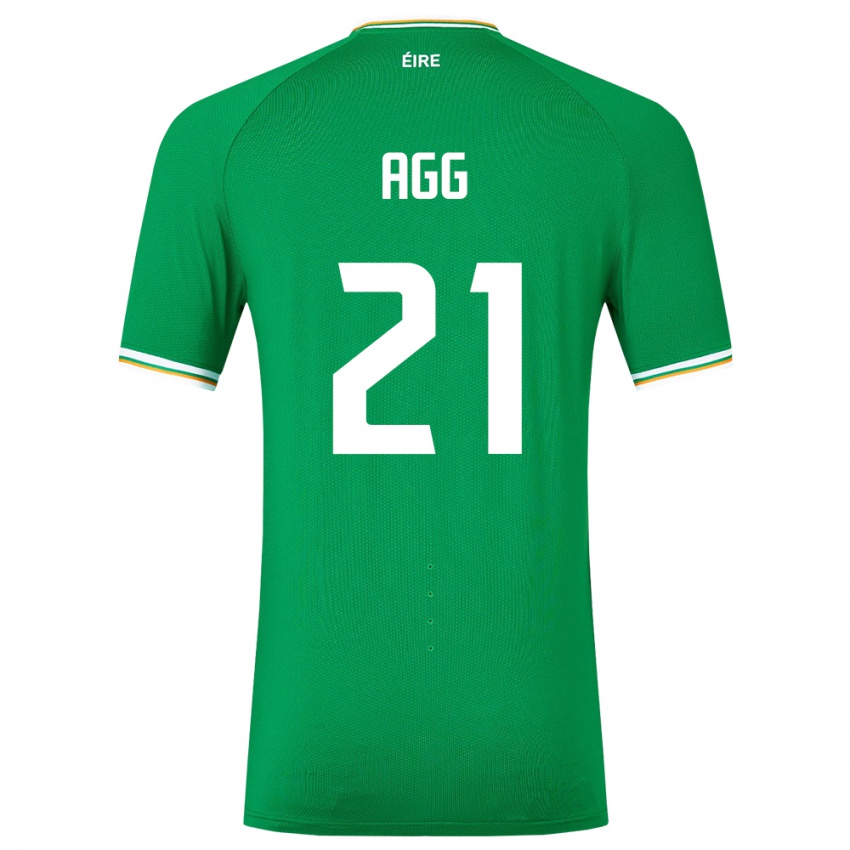 Mulher Camisola Irlanda Lily Agg #21 Verde Principal 24-26 Camisa