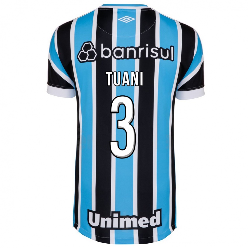 Criança Camisola Tuani #3 Azul Principal 2023/24 Camisa