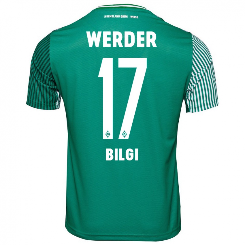 Criança Camisola Süleyman Bilgi #17 Verde Principal 2023/24 Camisa