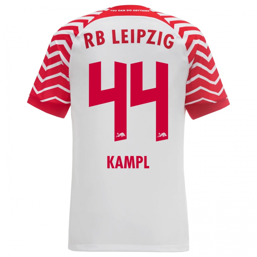 Criança Camisola Kevin Kampl #44 Branco Principal 2023/24 Camisa