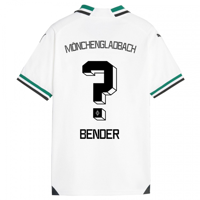 Criança Camisola Maurice Bender #0 Branco Verde Principal 2023/24 Camisa