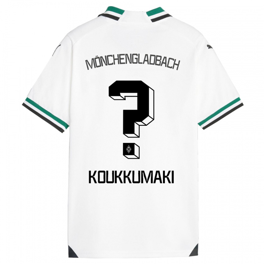 Criança Camisola Taavi Koukkumäki #0 Branco Verde Principal 2023/24 Camisa