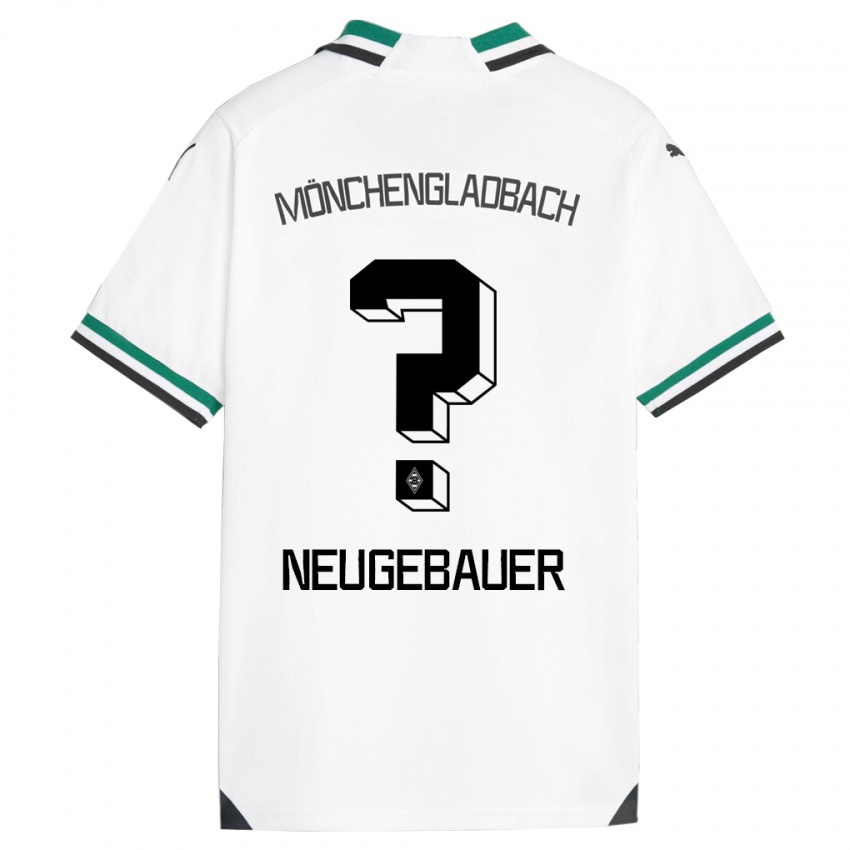 Criança Camisola Simon Neugebauer #0 Branco Verde Principal 2023/24 Camisa