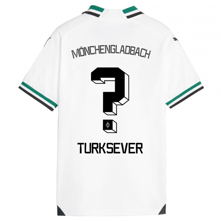 Criança Camisola Emre Türksever #0 Branco Verde Principal 2023/24 Camisa