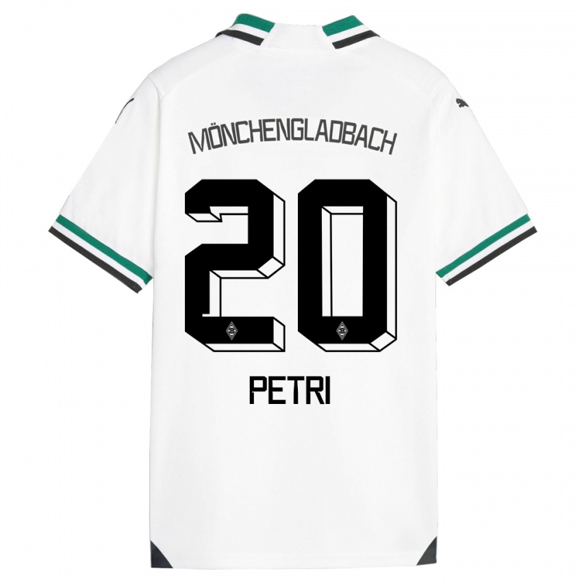 Criança Camisola Paula Petri #20 Branco Verde Principal 2023/24 Camisa