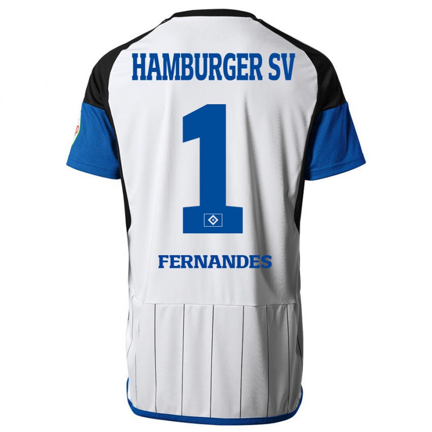 Criança Camisola Daniel Heuer Fernandes #1 Branco Principal 2023/24 Camisa