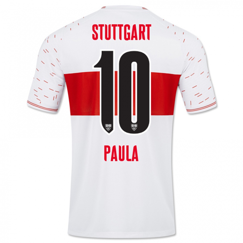 Criança Camisola Raul Paula #10 Branco Principal 2023/24 Camisa