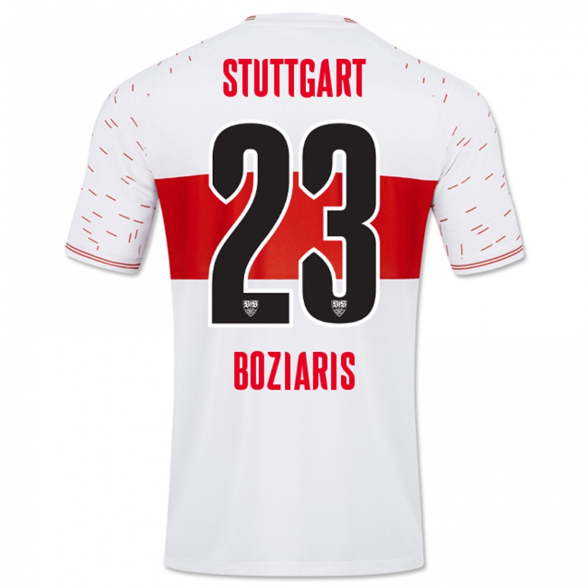 Criança Camisola Giannis Boziaris #23 Branco Principal 2023/24 Camisa