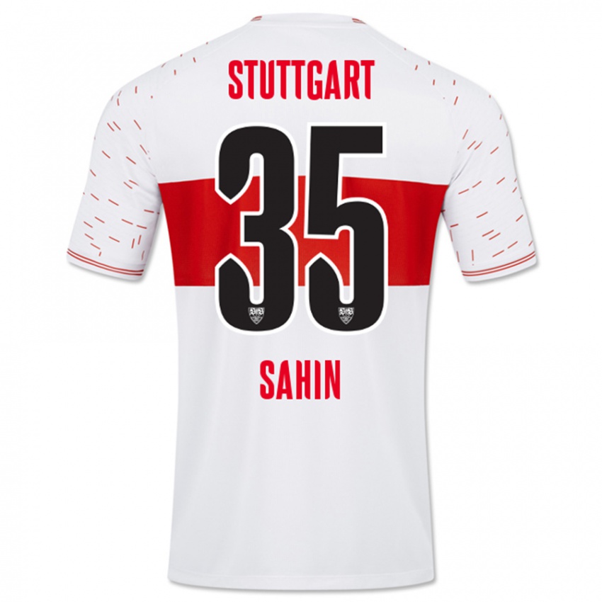 Criança Camisola Mehmet Sahin #35 Branco Principal 2023/24 Camisa