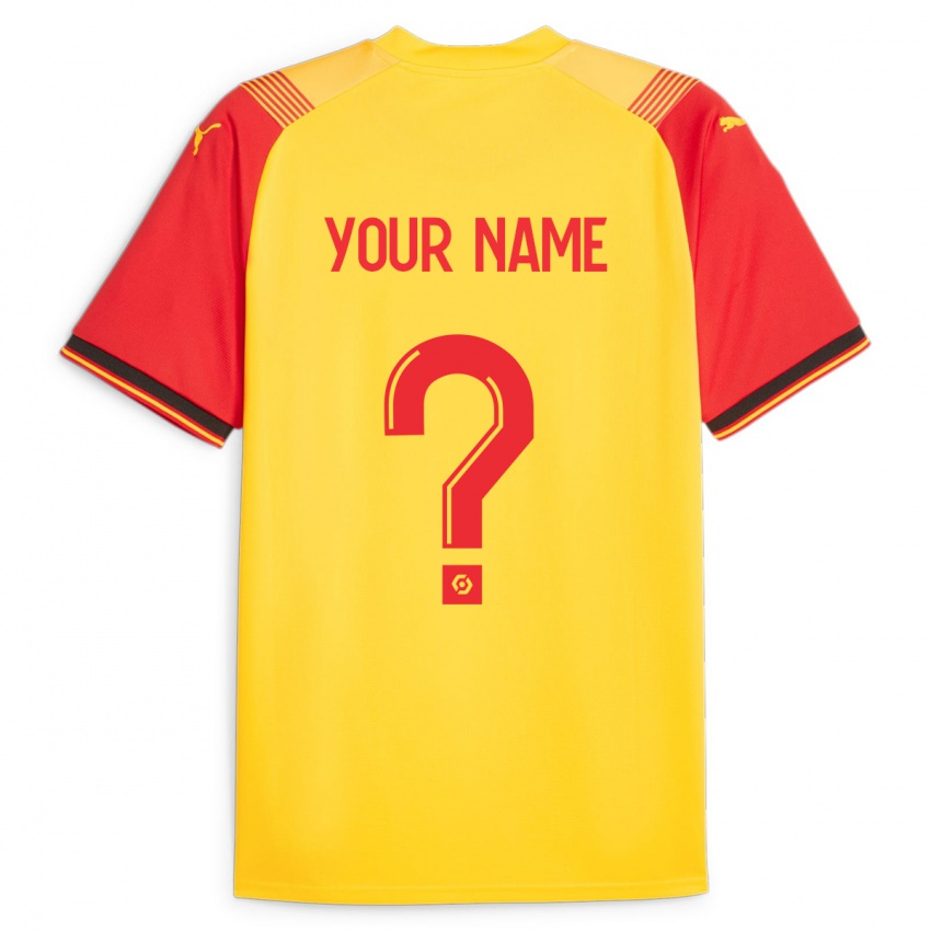 Criança Camisola Seu Nome #0 Amarelo Principal 2023/24 Camisa