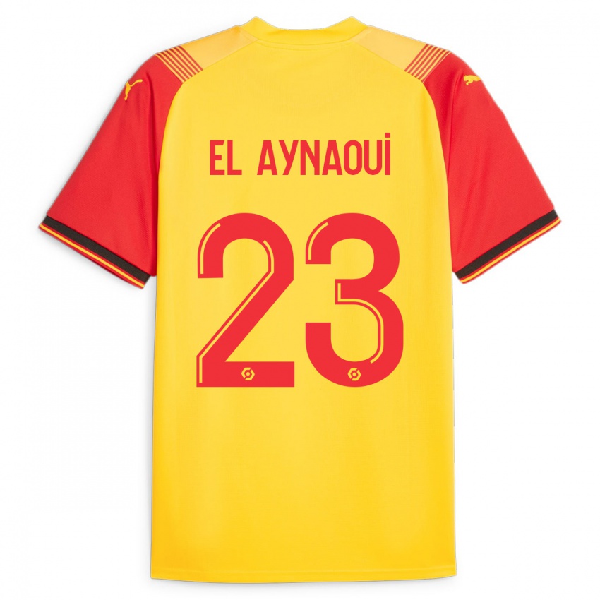 Criança Camisola Neil El Aynaoui #23 Amarelo Principal 2023/24 Camisa