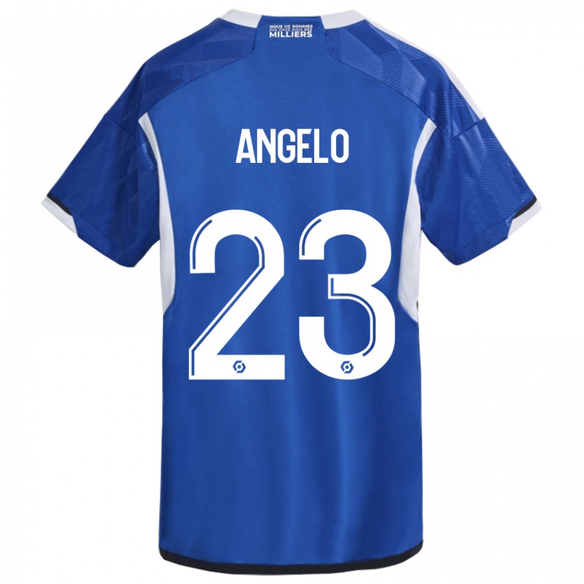 Criança Camisola Ângelo #23 Azul Principal 2023/24 Camisa