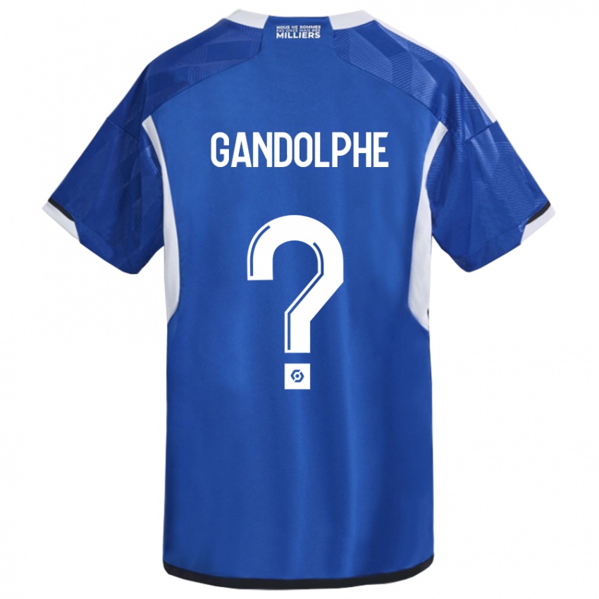 Criança Camisola Adrien Gandolphe #0 Azul Principal 2023/24 Camisa