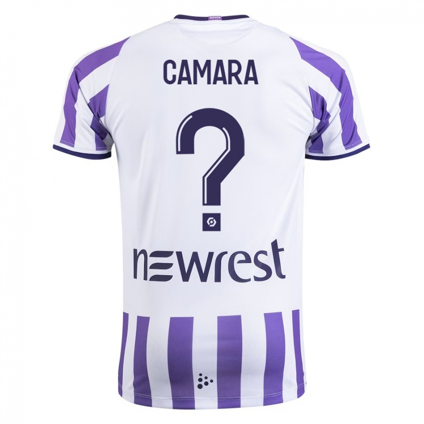 Criança Camisola Amadou Camara #0 Branco Principal 2023/24 Camisa