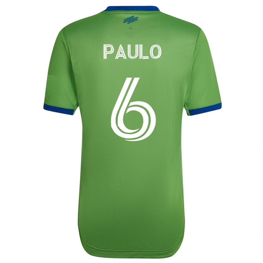 Criança Camisola João Paulo #6 Verde Principal 2023/24 Camisa