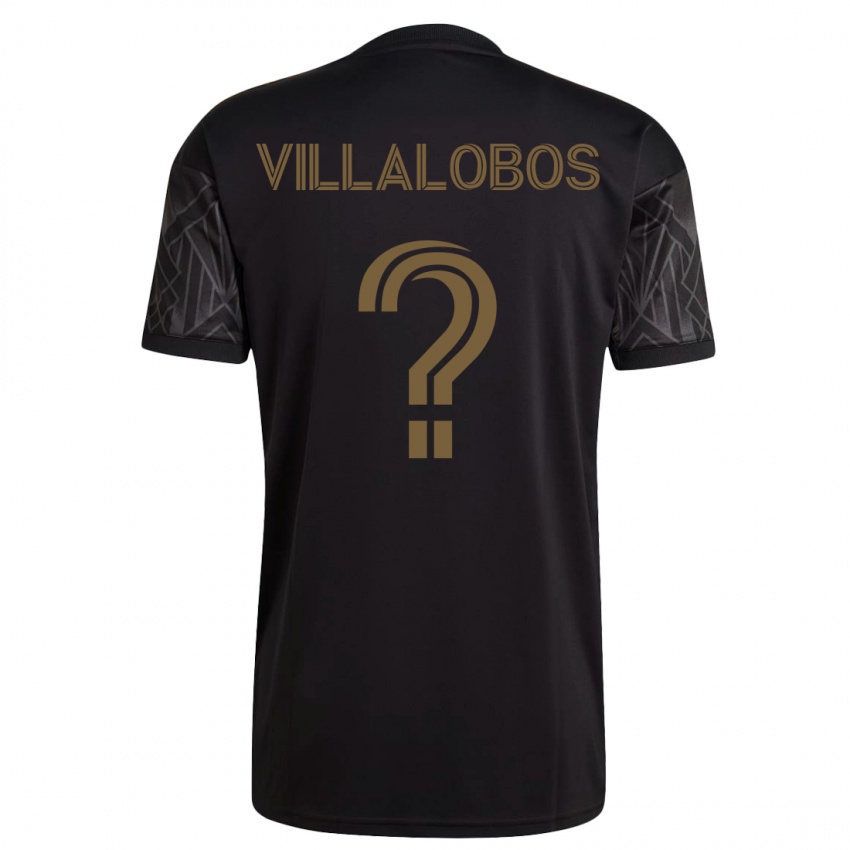 Criança Camisola Kristian Villalobos #0 Preto Principal 2023/24 Camisa
