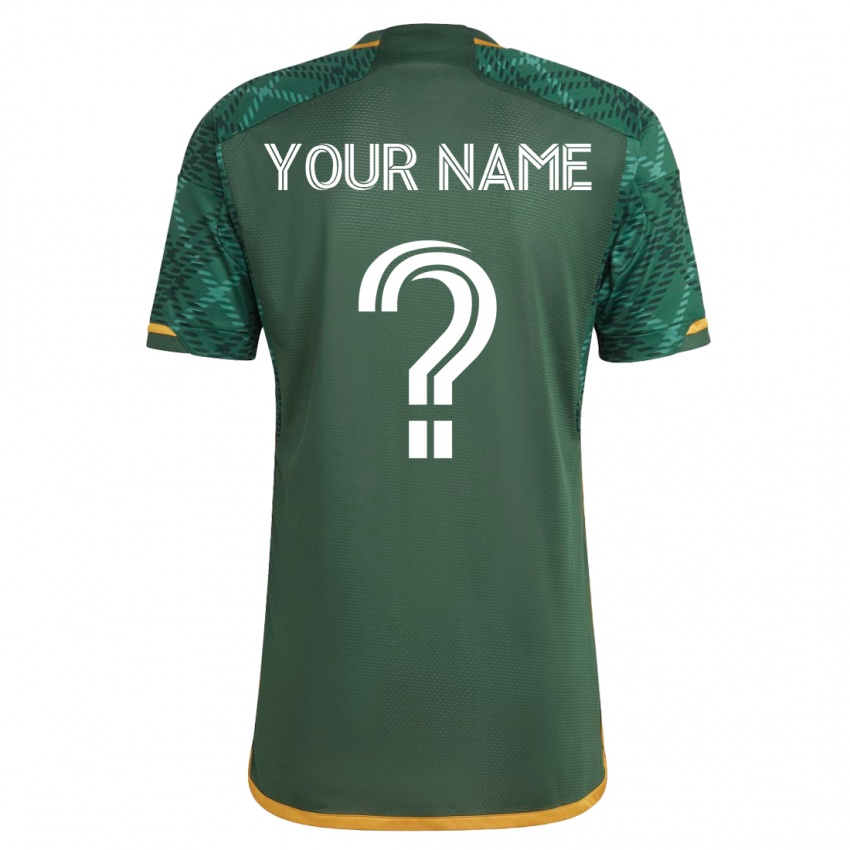 Criança Camisola Seu Nome #0 Verde Principal 2023/24 Camisa