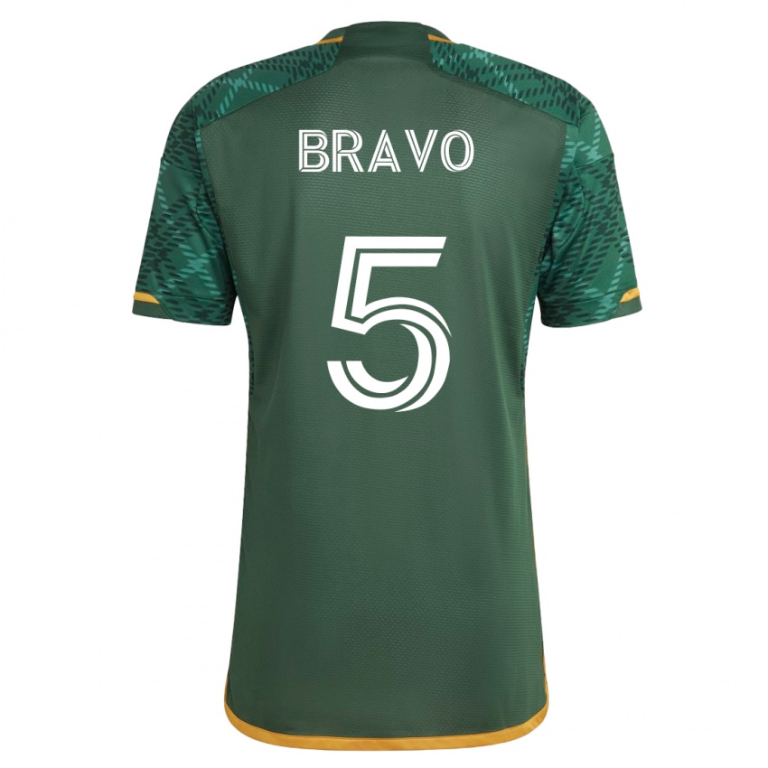 Criança Camisola Claudio Bravo #5 Verde Principal 2023/24 Camisa