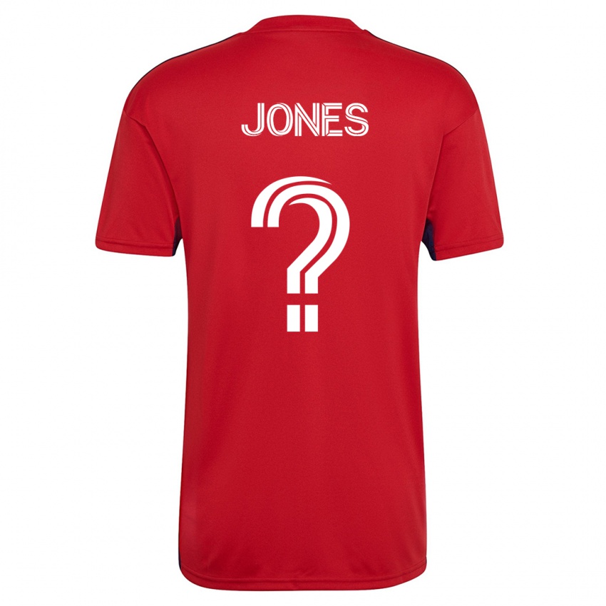 Criança Camisola Jordan Jones #0 Vermelho Principal 2023/24 Camisa
