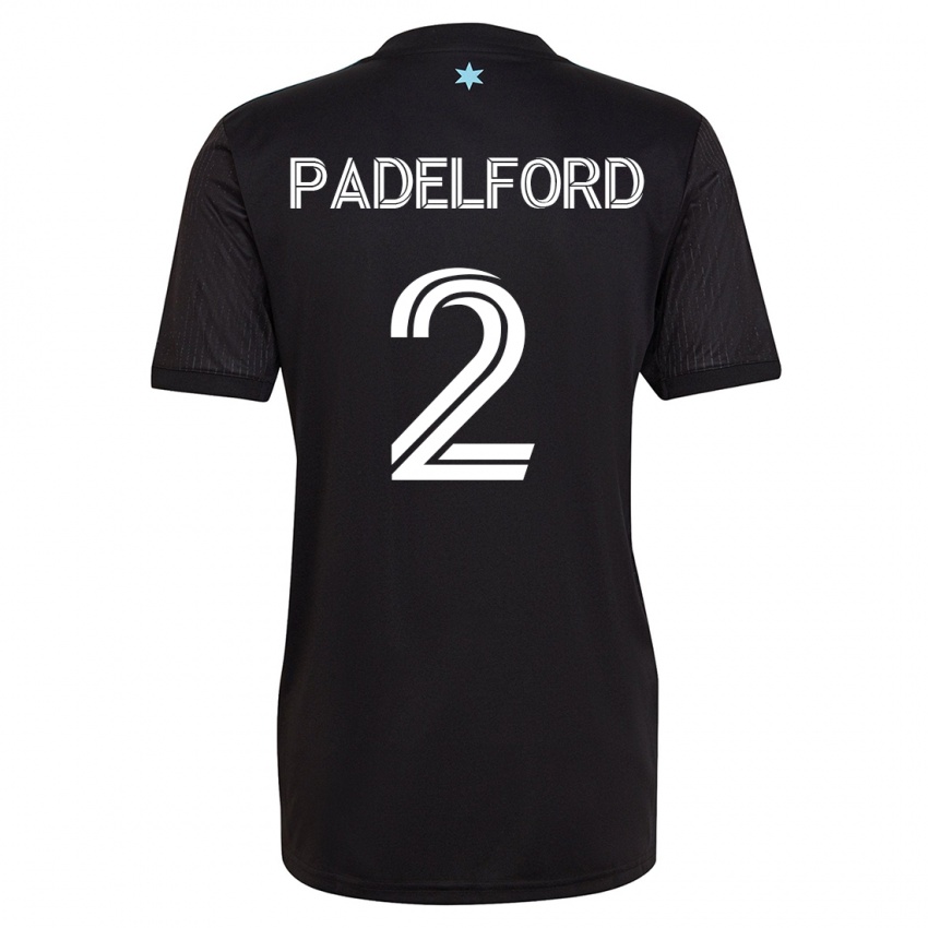 Criança Camisola Devin Padelford #2 Preto Principal 2023/24 Camisa