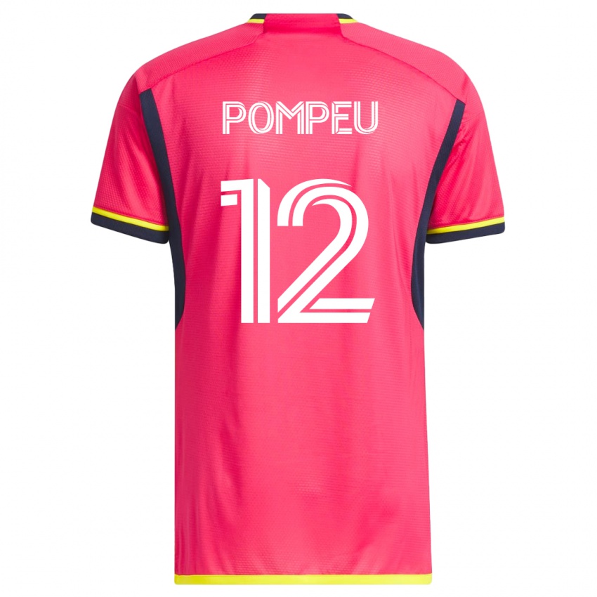 Criança Camisola Célio Pompeu #12 Rosa Principal 2023/24 Camisa