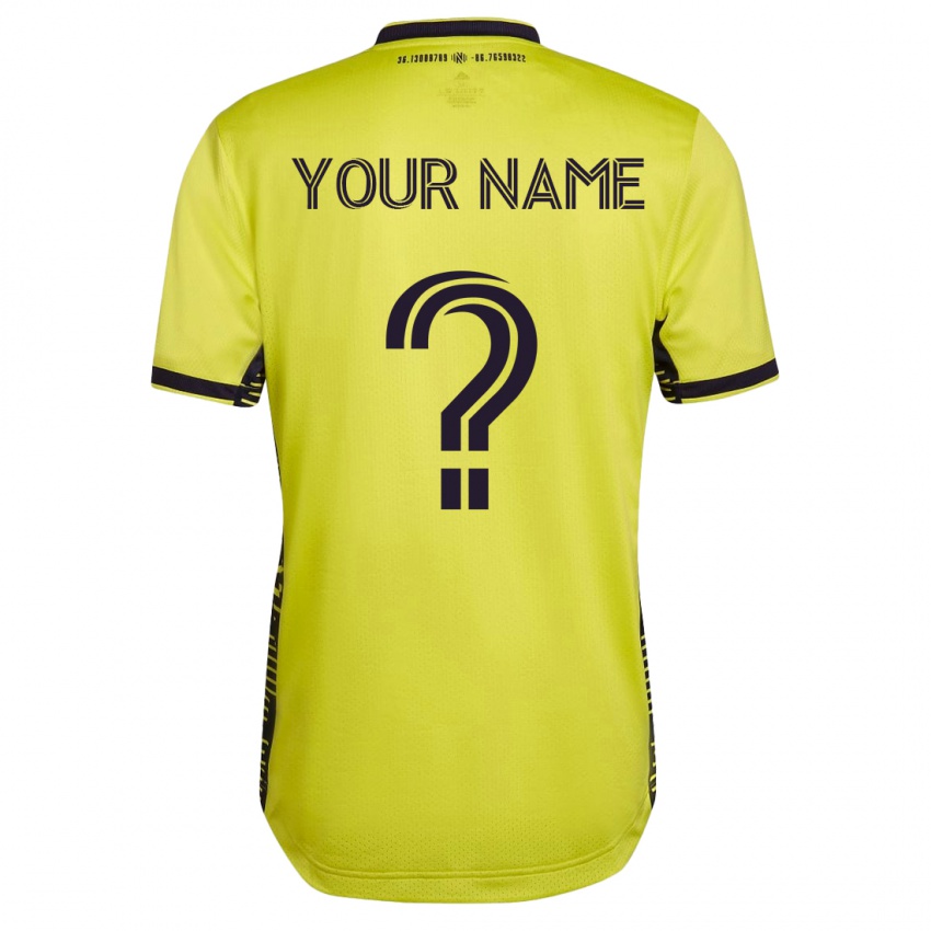 Criança Camisola Seu Nome #0 Amarelo Principal 2023/24 Camisa
