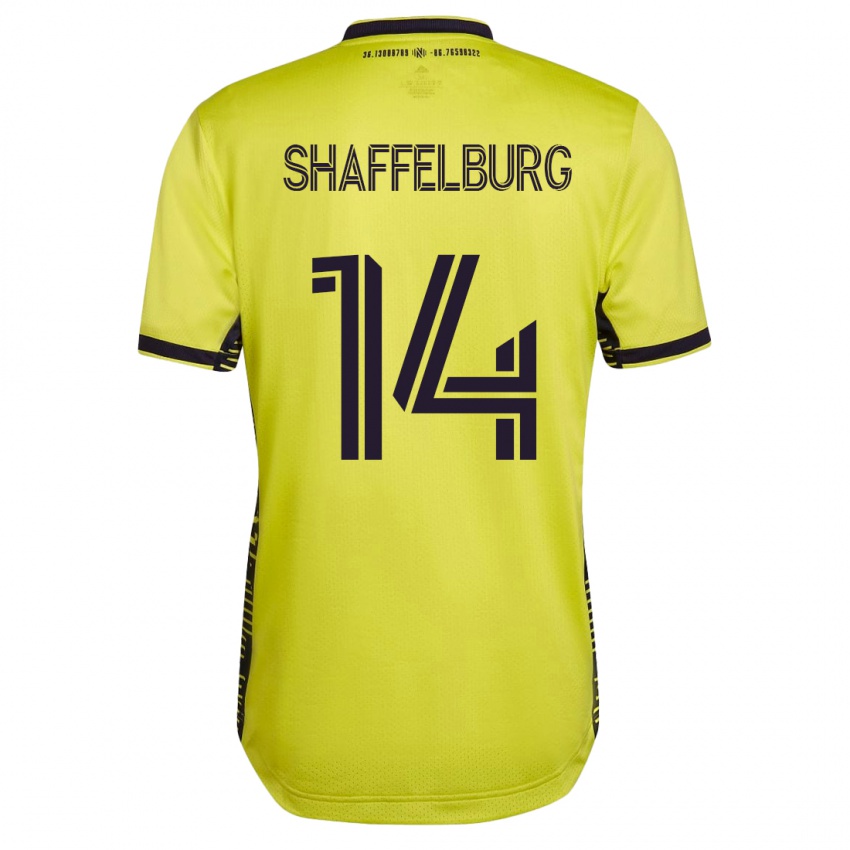 Criança Camisola Jacob Shaffelburg #14 Amarelo Principal 2023/24 Camisa