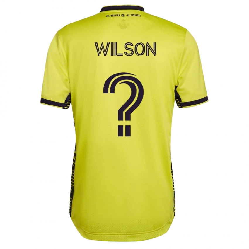 Criança Camisola Dominic Wilson #0 Amarelo Principal 2023/24 Camisa