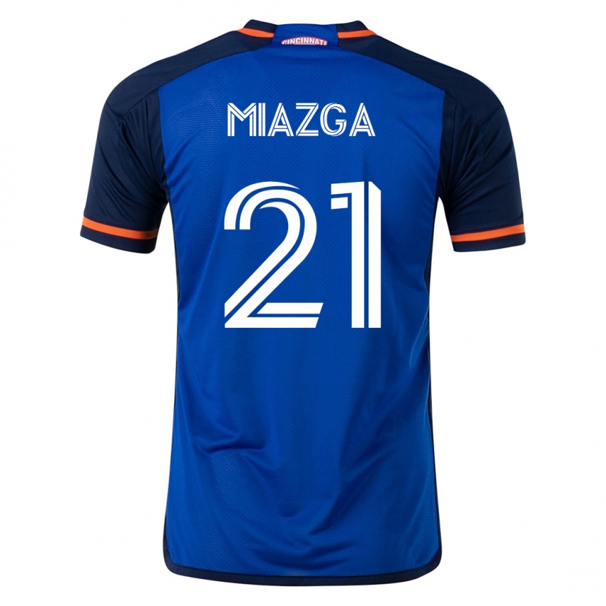 Criança Camisola Matt Miazga #21 Azul Principal 2023/24 Camisa