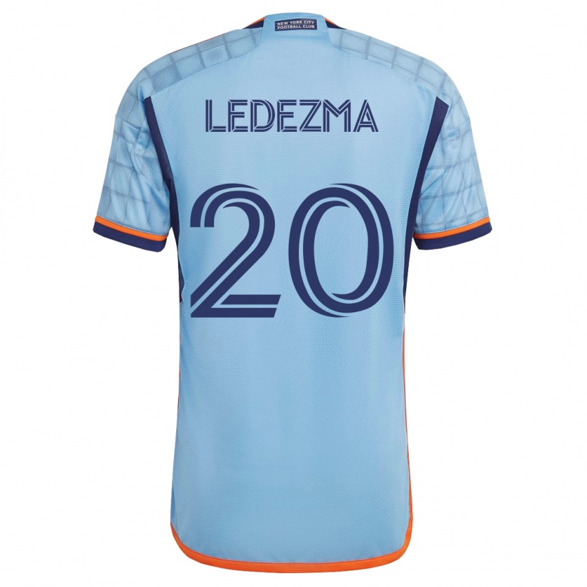 Criança Camisola Richard Ledezma #20 Azul Principal 2023/24 Camisa