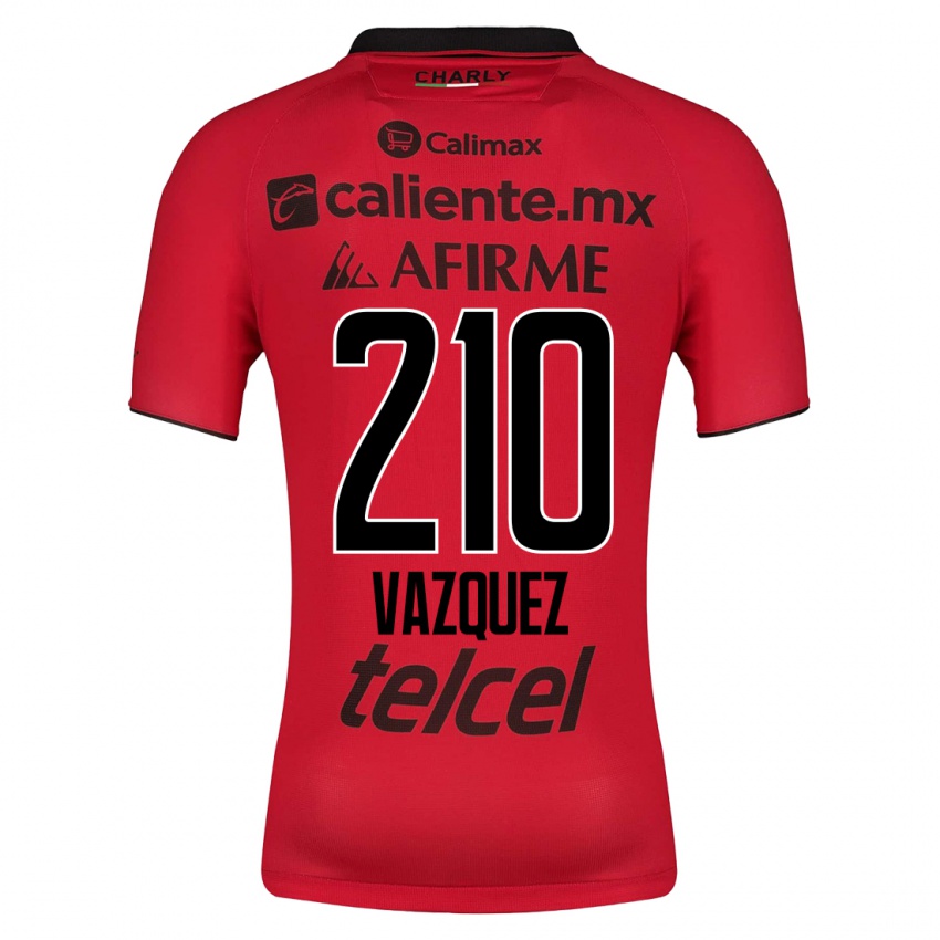Criança Camisola Daniel Vázquez #210 Vermelho Principal 2023/24 Camisa