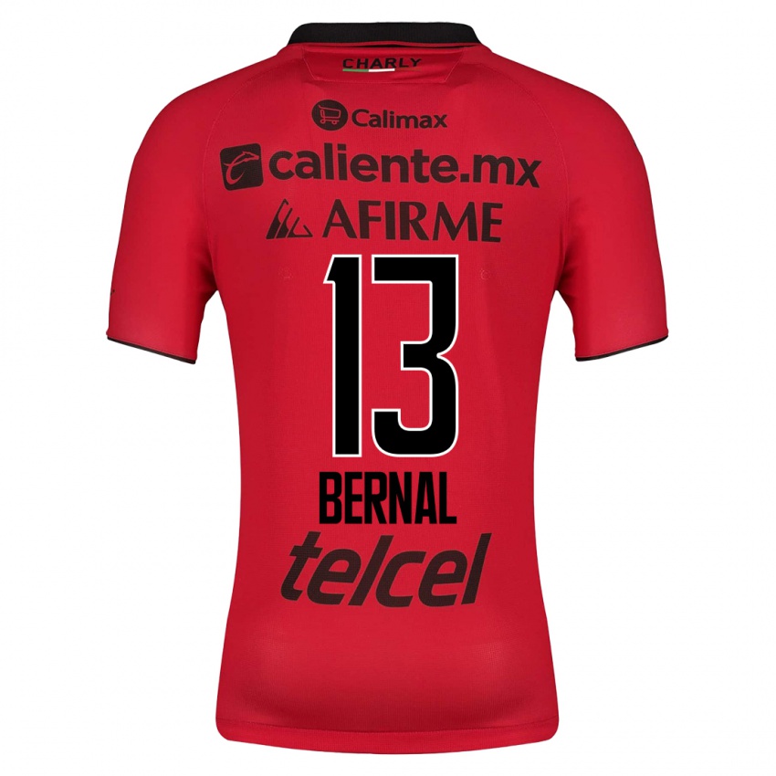 Criança Camisola Mayra Pelayo-Bernal #13 Vermelho Principal 2023/24 Camisa