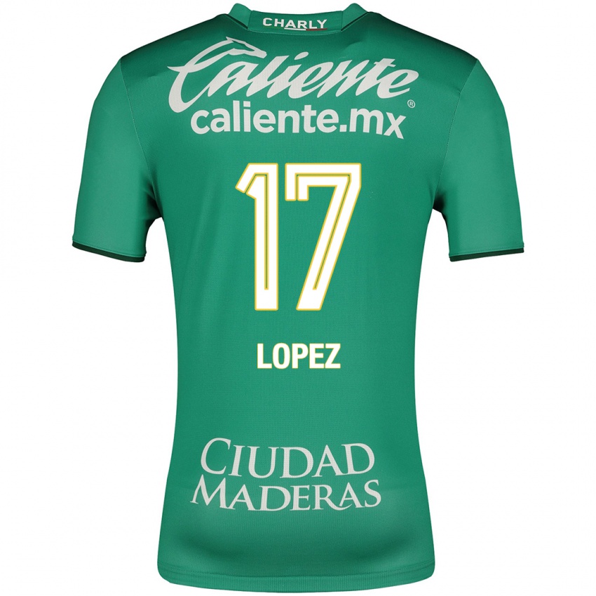 Criança Camisola Nicolas Lopez #17 Verde Principal 2023/24 Camisa