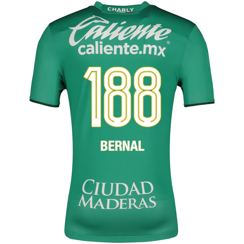 Criança Camisola Juan Bernal #188 Verde Principal 2023/24 Camisa