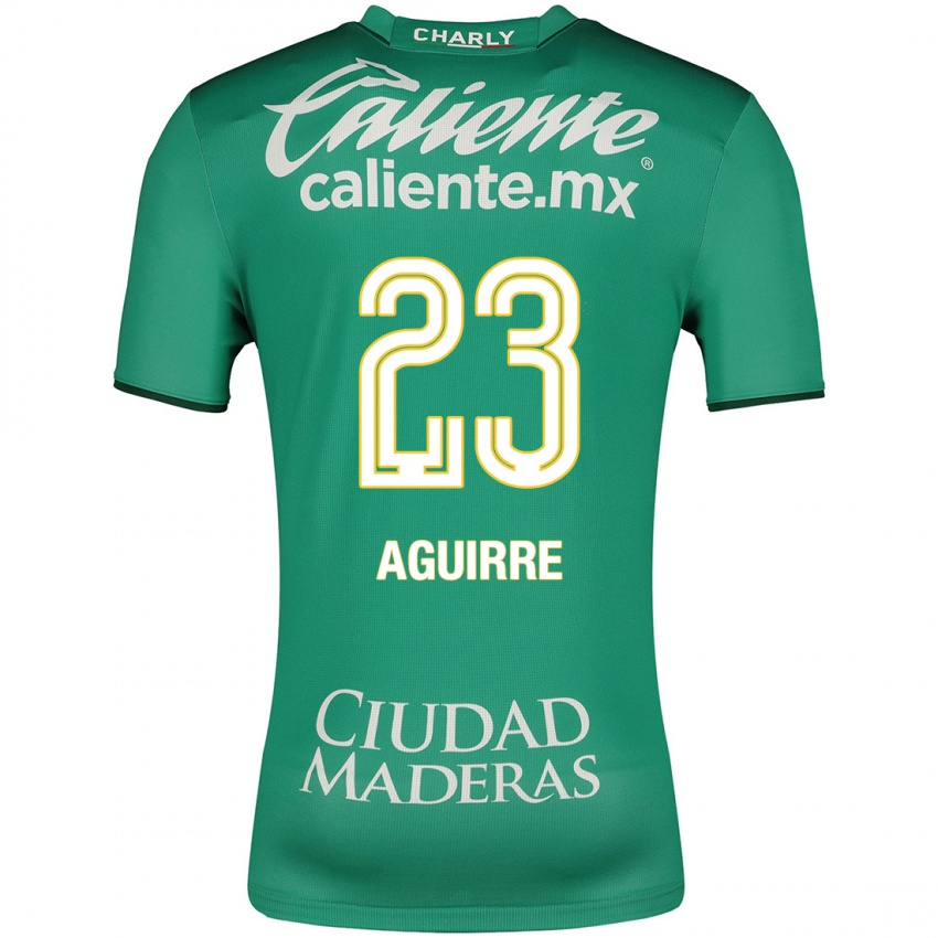 Criança Camisola Zoe Aguirre #23 Verde Principal 2023/24 Camisa