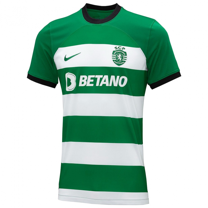 Criança Camisola Seu Nome #0 Verde Principal 2023/24 Camisa