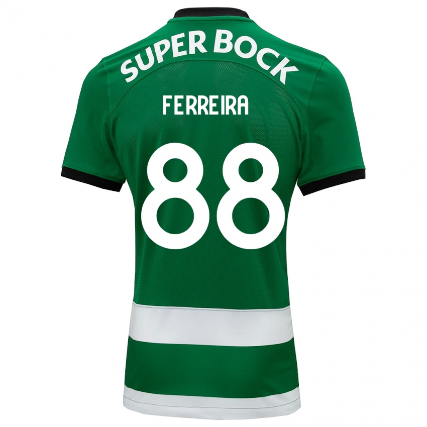 Criança Camisola Tiago Ferreira #88 Verde Principal 2023/24 Camisa