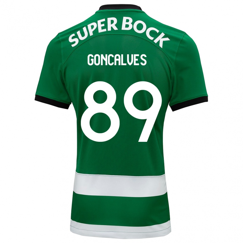 Criança Camisola André Gonçalves #89 Verde Principal 2023/24 Camisa