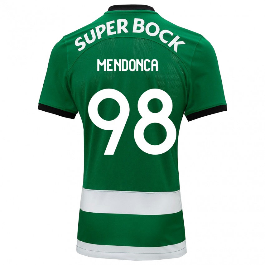 Criança Camisola Manuel Mendonça #98 Verde Principal 2023/24 Camisa